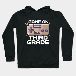 Game On 3rd Grade Funny Gamer Hoodie